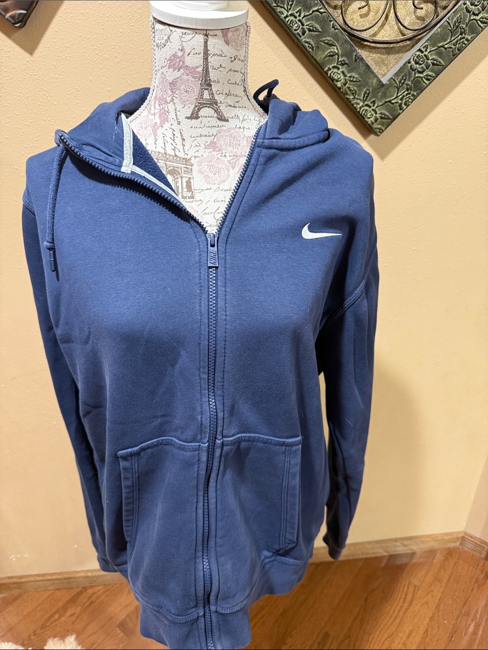 Nike Navy Zip-Up Hoodie Jacket